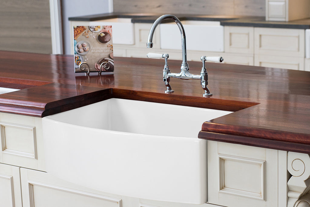 New Products - Curved Apron Belfast Sink