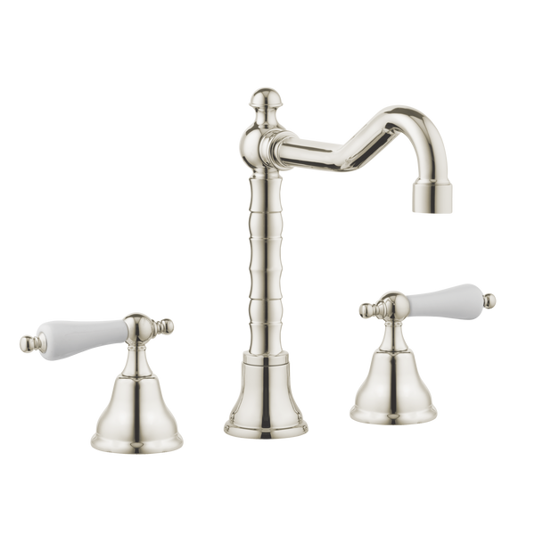 English Lever Kitchen Tap - English Tap Spout - Porcelain Levers