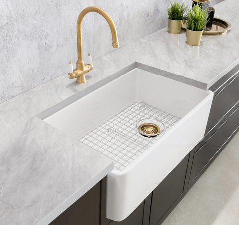 May Special ! $945.00 - Mayfair Butler Sink - 755mm or 838 mm - With Free Grid !