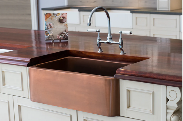 Copper Butler Sink - 762 mm