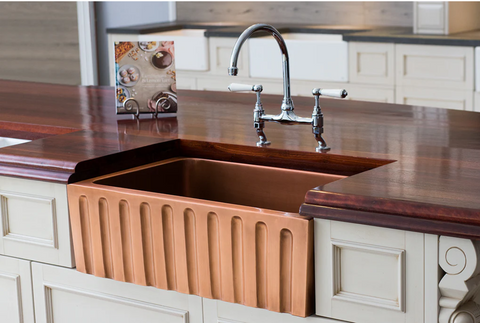 Copper Apron Farmhouse Sink