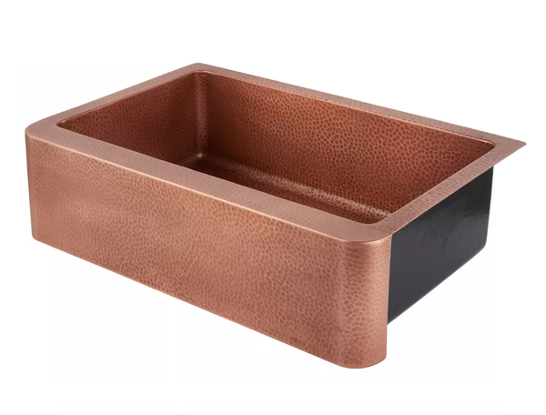 Copper Hammered Sink Small