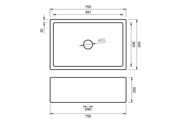 March Special - Mayfair Single Bowl - 755 mm