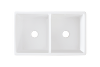 July Special ! - Double Fluted Apron Sink - 833 x 500 x 250mm - Free Grid & Waste & Tap !