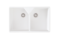 July Special - Double Butler Sink - 800 x 500 x 220mm - With Free Grids & Waste & Tap !