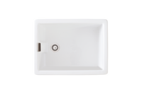 E.O.F.Y. Special - Belfast Fireclay Sink - 595 x 455 x 250mm With Grid And Waste And Tap Free