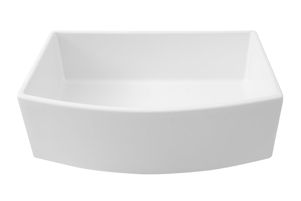Curved Apron Single Bowl Sink