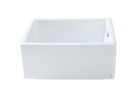 E.O.F.Y. Special - Belfast Fireclay Sink - 595 x 455 x 250mm With Grid And Waste And Tap Free