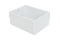 E.O.F.Y. Special - Belfast Fireclay Sink - 595 x 455 x 250mm With Grid And Waste And Tap Free