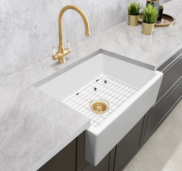 February Special ! - Mayfair Fluted / Plain Butler Sink - 755 * 500 * 250  - Free Grid - $945.00