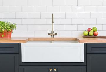 Double Country Fireclay Sink - 833