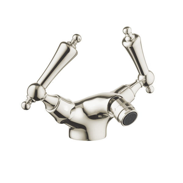 Monobloc Bidet Mixer - Cross Handles